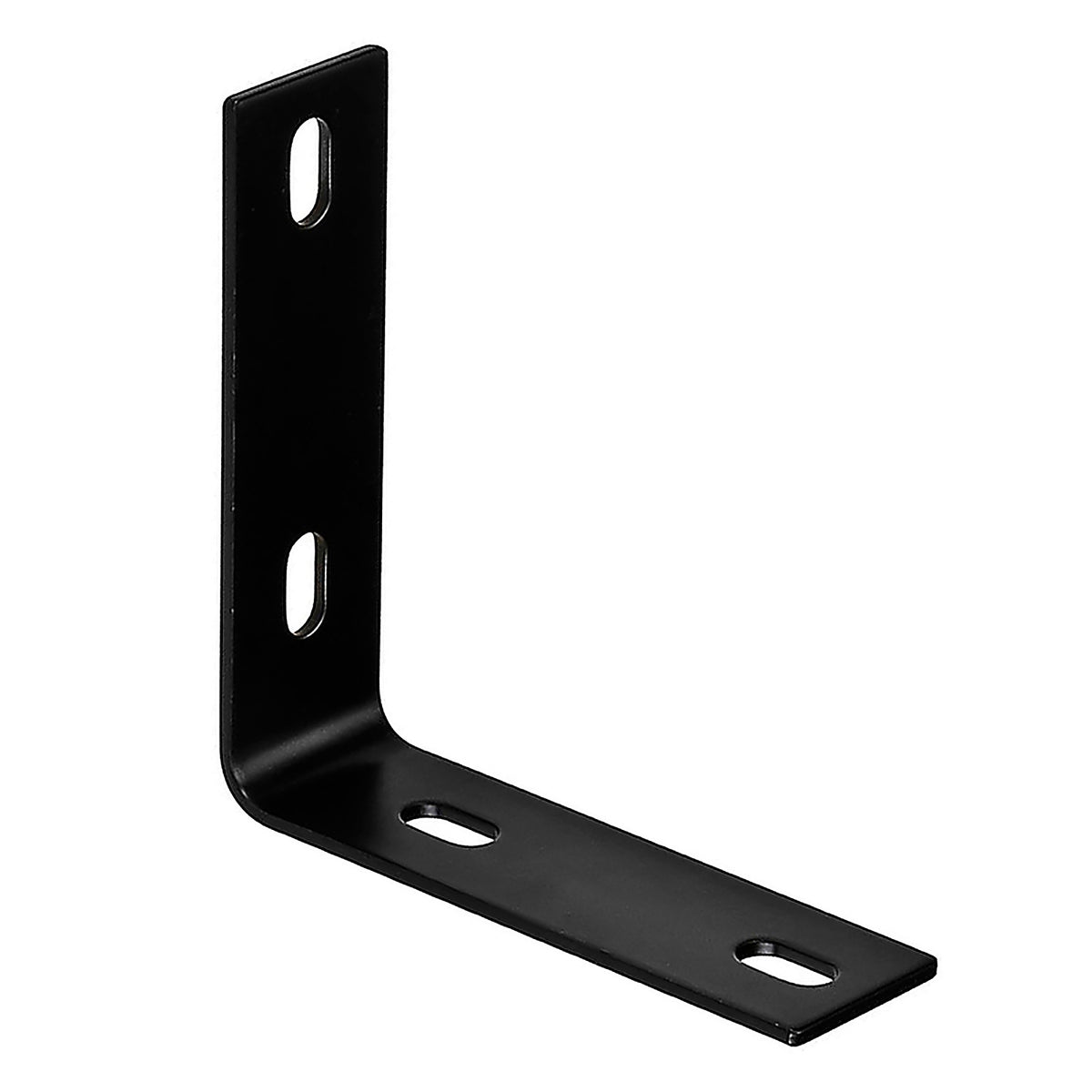 Hampton 01-3405-013 5-1/8 in. H x 1-1/2 in. W x 1/8 in. D Black Steel Inside L Corner Brace
