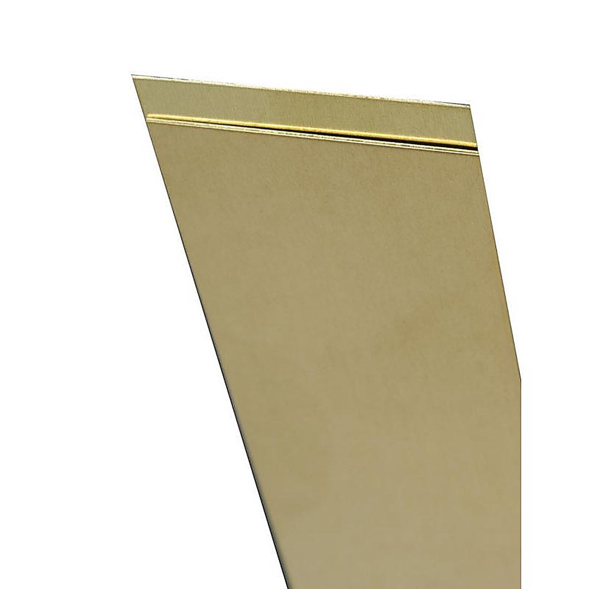 K&S 253 0.032 in. x 4 in. W x 10 in. L Brass Sheet Metal