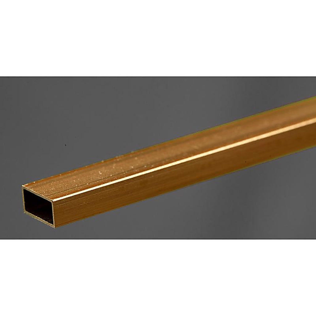 K&S 8266 5/16 in. W x 12 in. L Rectangular Brass Tube 1/Pack
