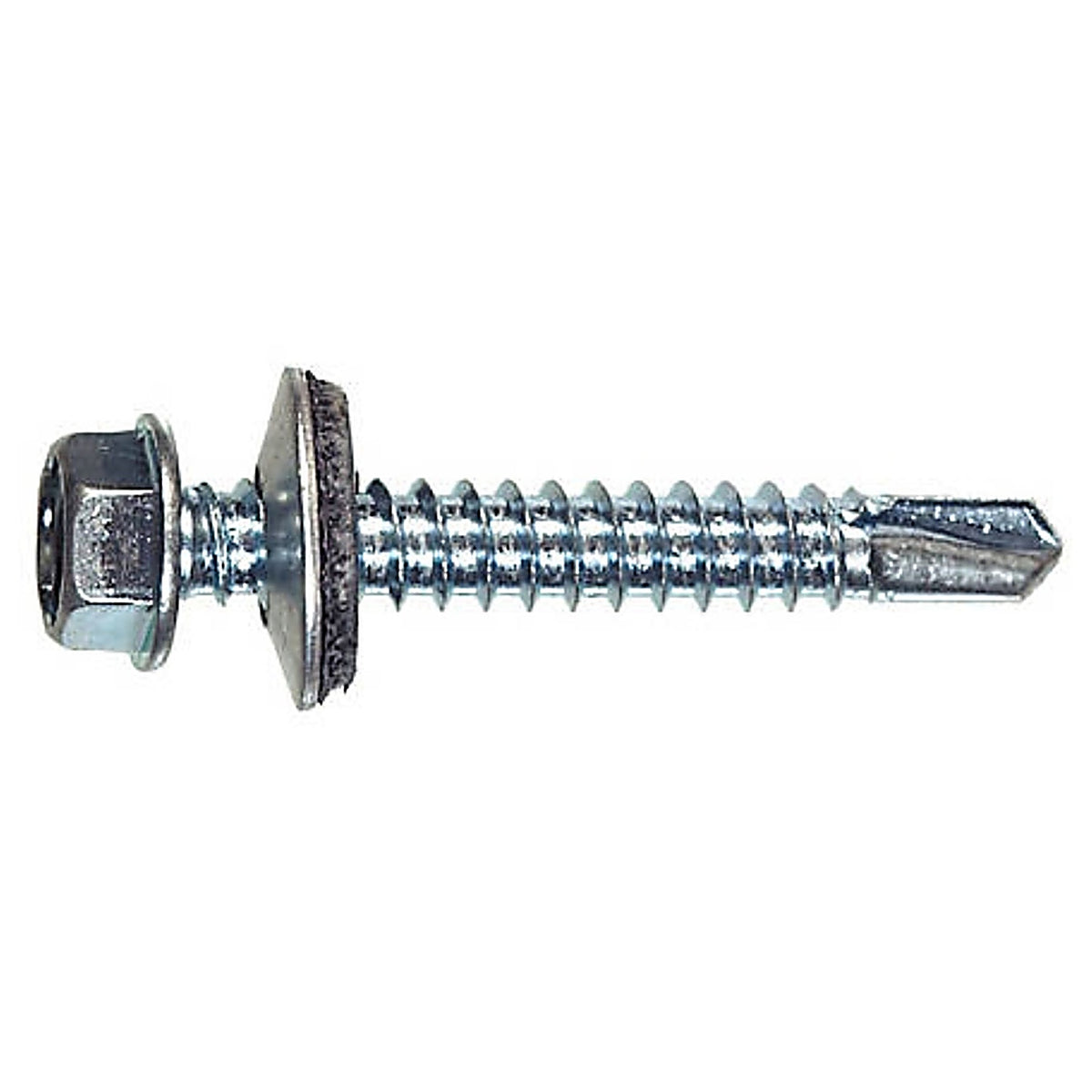 Grip-Rite NHDW121005 Pro-Twist No. 12 Sizes x 1 in. L Hex Head Screws w/Washers 5 lb. 79/Pack