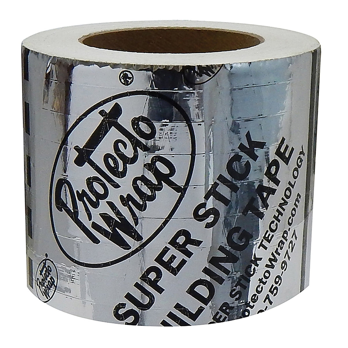 Protecto Wrap 844004SW Super Stick 4 in. W x 75 ft. L Synthetic Flashing Tape Silver