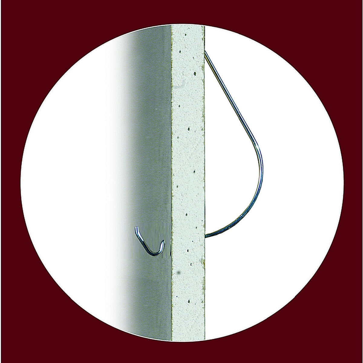 Monkey Hook TMH-345 Galvanized Silver Picture Hanger 20 lb. 4/Pack