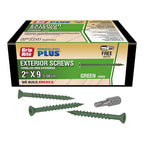 Grip-Rite L2ST1 No. 8 x 2 in. L Star Bugle Head Exterior Deck Screws 1 lb. 72/Pack