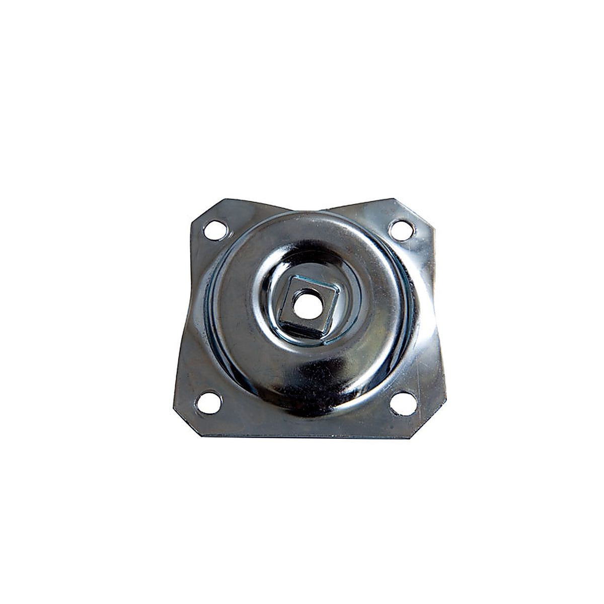 Waddell 2752 2-1/2 in. H Angled Steel Table Leg Plate