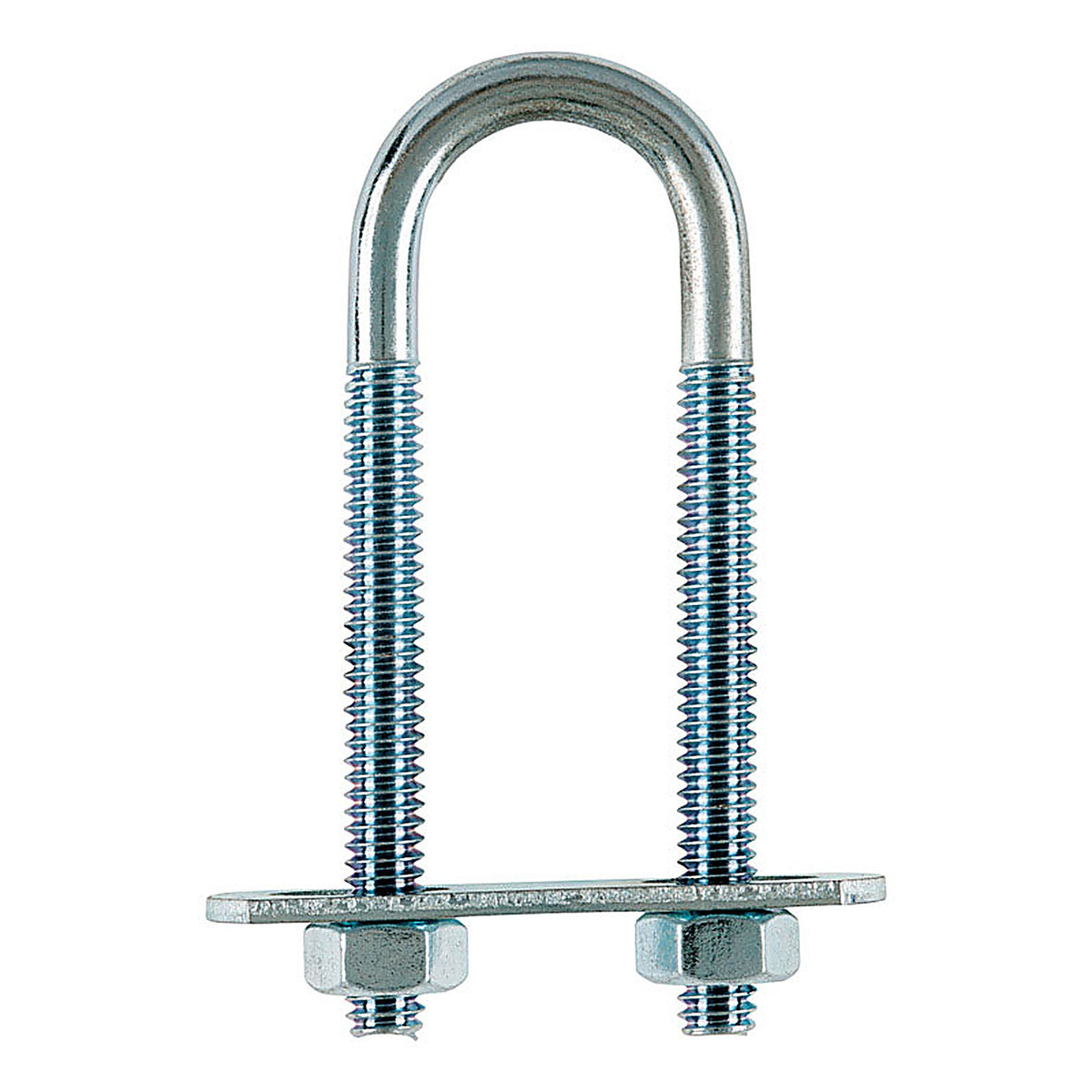 Hampton 02-3451-306 1/4 in. x 3/4 in. W x 2-3/4 in. L Coarse Zinc-Plated Steel U-Bolt