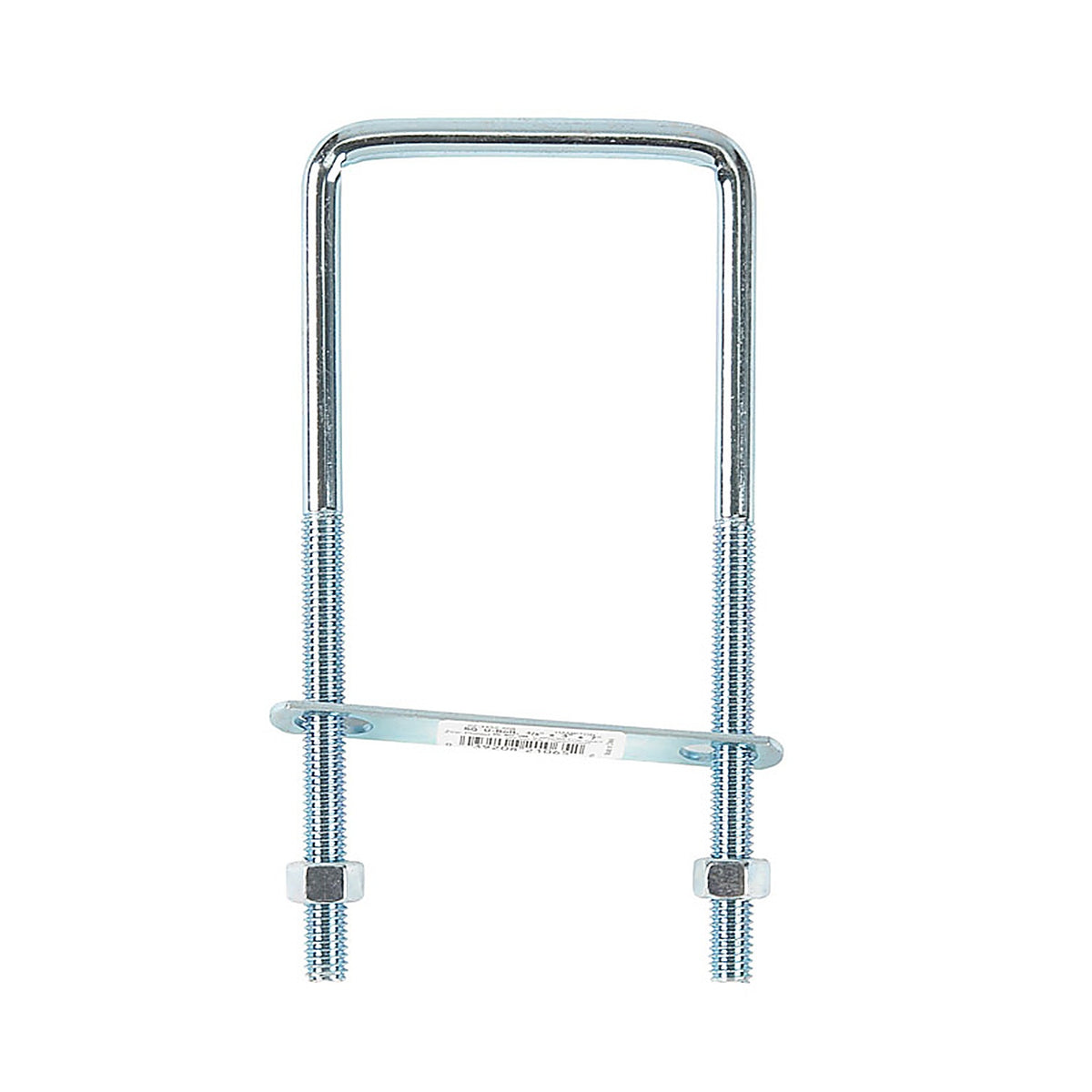 Hampton 02-3452-508 3/8 in. x 3 in. W x 7 in. L Coarse Zinc-Plated Steel Square Bend U Bolt