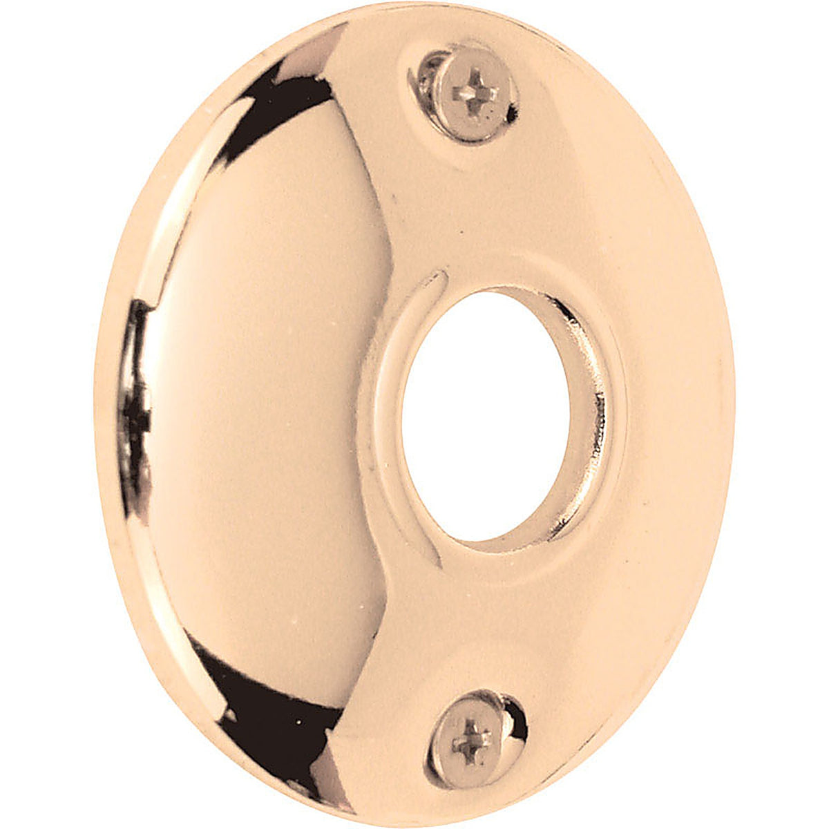 Prime-Line E 2282 Brass Plated Steel Door Knob Rosettes 2/Pack