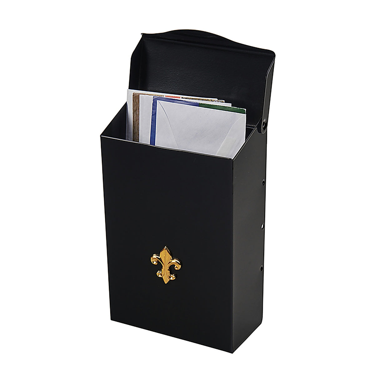 Gibraltar BW110000 City Classic Galvanized Steel Wall Mount Black Mailbox