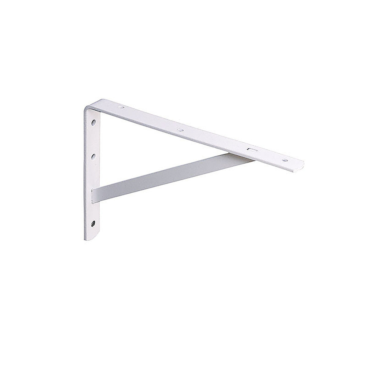 Knape & Vogt 208 WH 400 White Steel Bracket 16 in. L 600 lb.