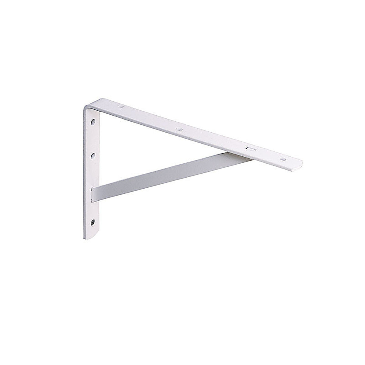 Knape & Vogt 208 WH 500 White Steel Bracket 20 in. L 600 lb.