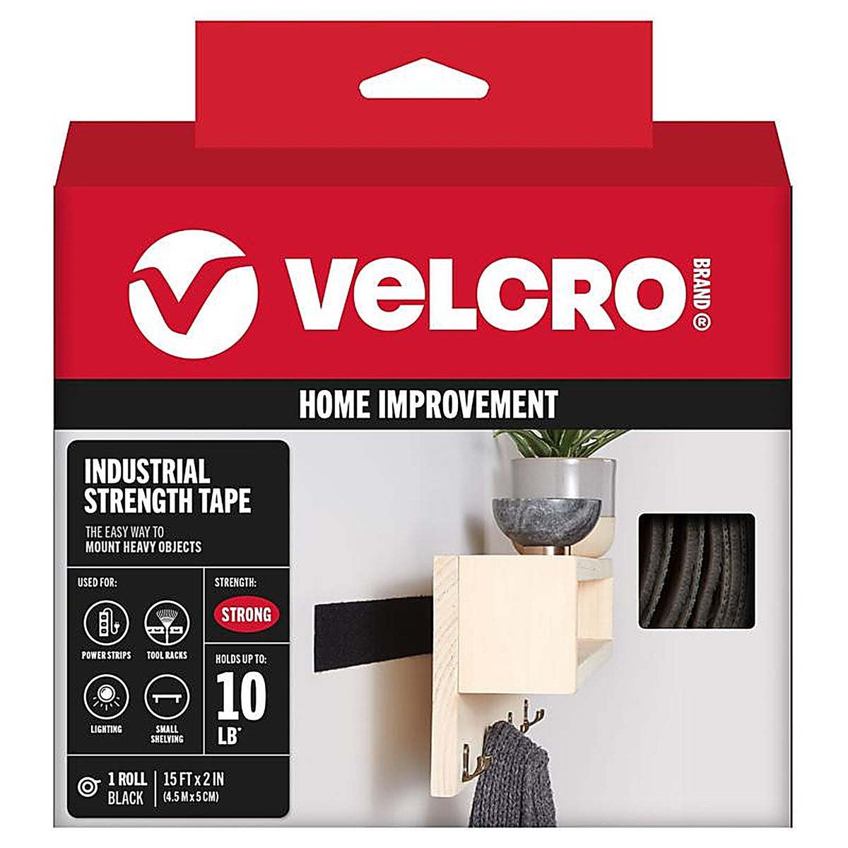 Velcro 90197 Hook and Loop Fastener 180 in. L 1/Pack