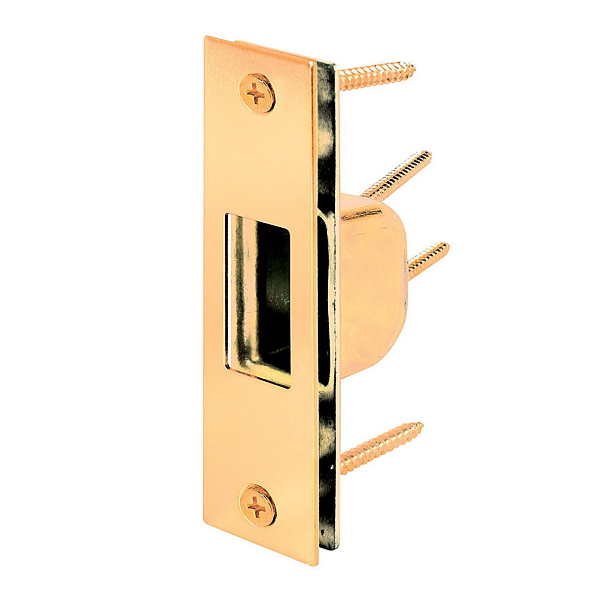 Prime-Line U 9539 4.875 in. H x 1.25 in. L Brass-Plated Steel High Security Box Strike