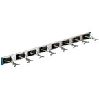 Crawford 36360 Zinc-Plated Black/Silver Plastic Tool Organizer 10 lb. capacity 1/Pack