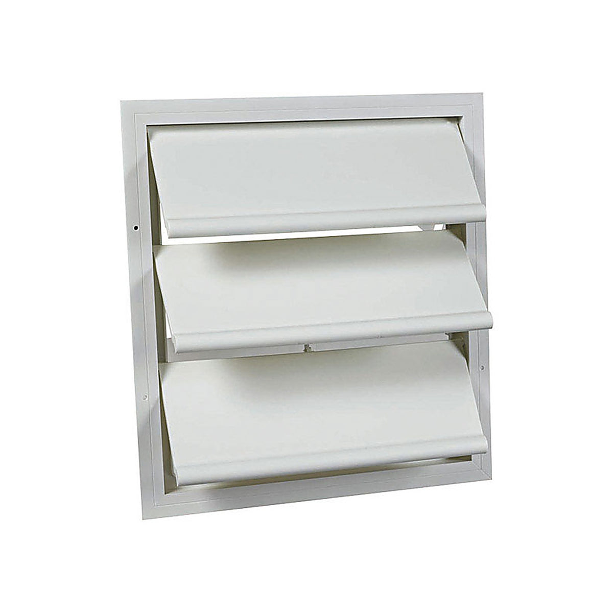 Air Vent 54703 16 in. H x 17.5 in. W x 17.8 in. L White Plastic Automatic Gable Shutter