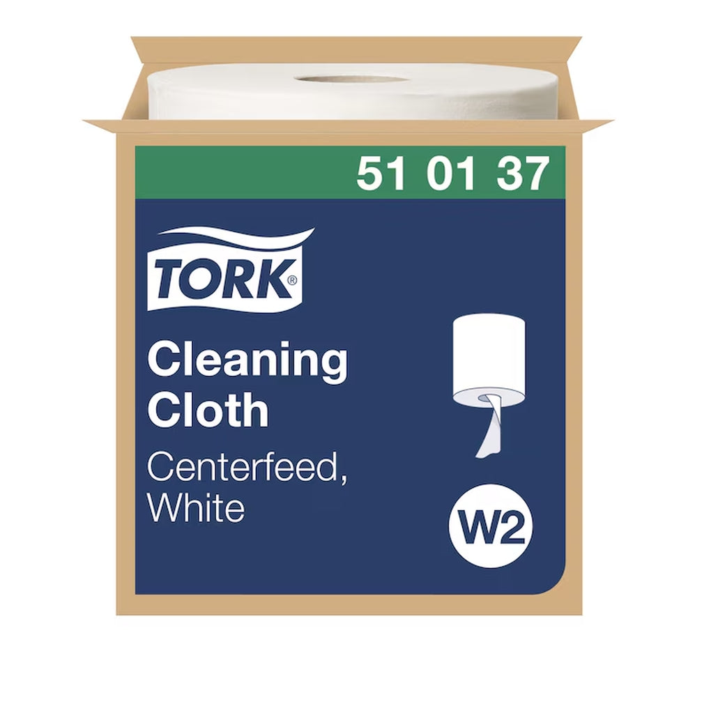 510137 Tork/Essity Premium Multipurpose Cloth 510 Combi Roll, White