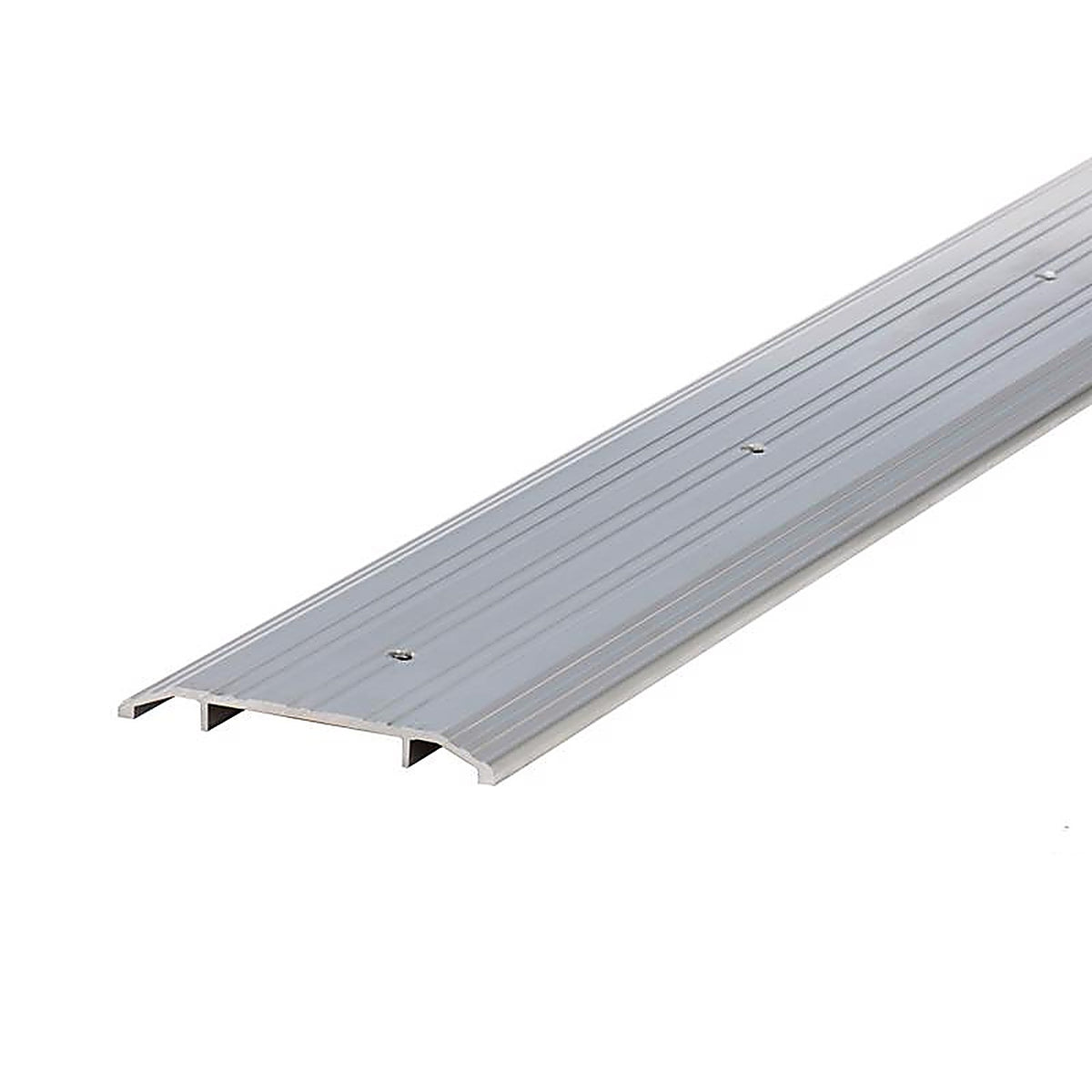 M-D 11619 0.5 H x 6 in. W x 36 in. L Mill Aluminum Fluted Top Threshold Silver