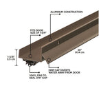 M-D 6197 Bronze Aluminum Replacement Bottom For Doors 36 in. L