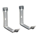 Crawford UHS3 5.27 in. L Silver Steel Medium Utility Ladder Hook 20 lb. capacity 2/Pack