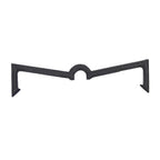 Crawford 18025 Zinc Plated Black Plastic 0.05 in. Peg Hook Locks 25/Pack