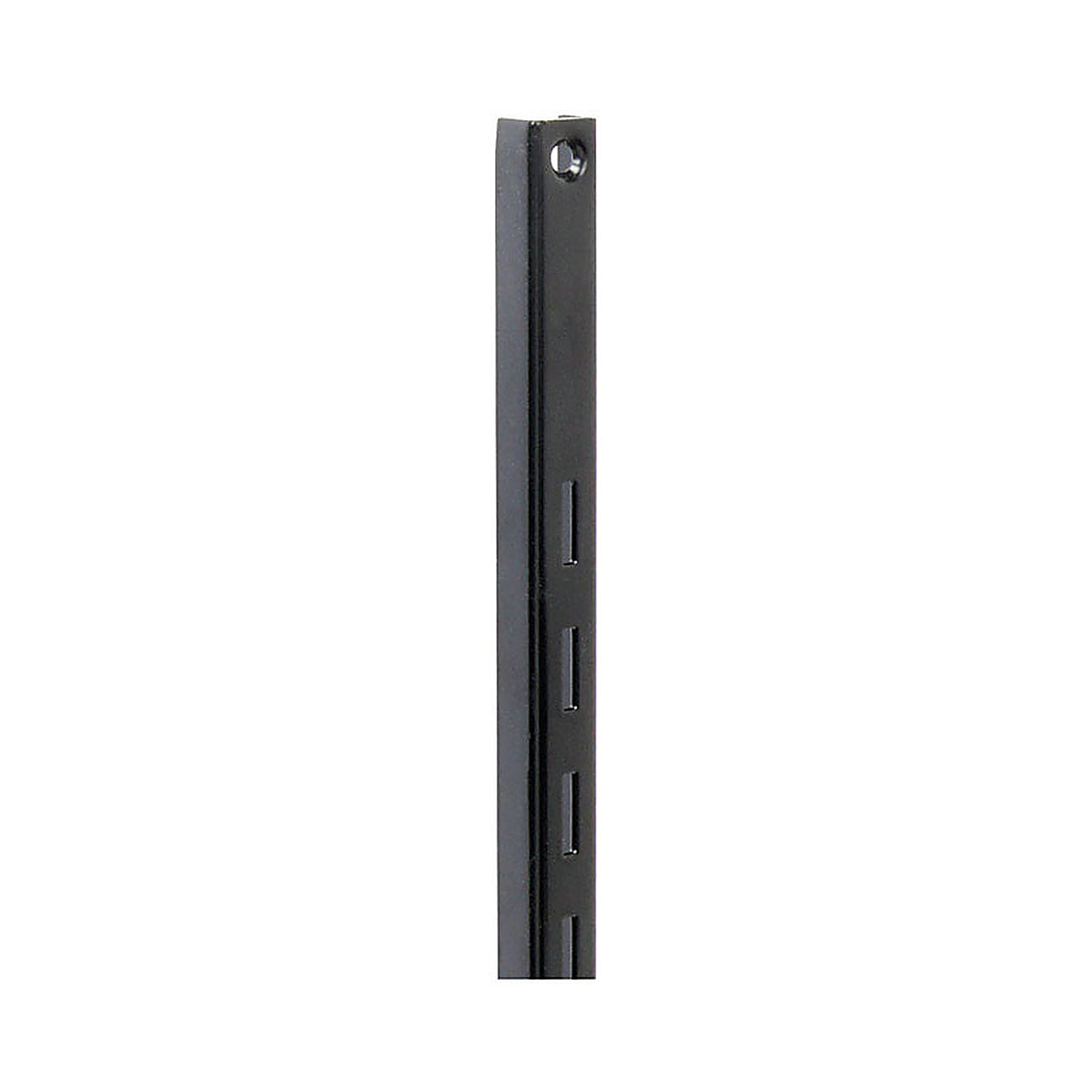 Knape & Vogt 80 BLK 24 Black Steel Regular Duty Bracket 16 Ga. 24 in. L