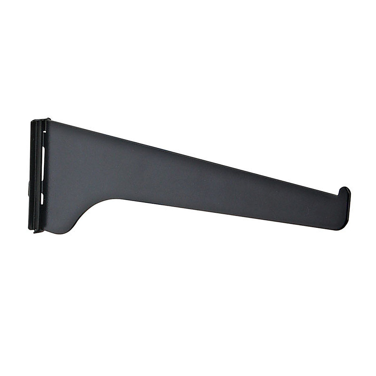 Knape & Vogt 180 BLK 12 Black Steel Regular Duty Bracket 16 Ga. 12 in. L 160 lb.