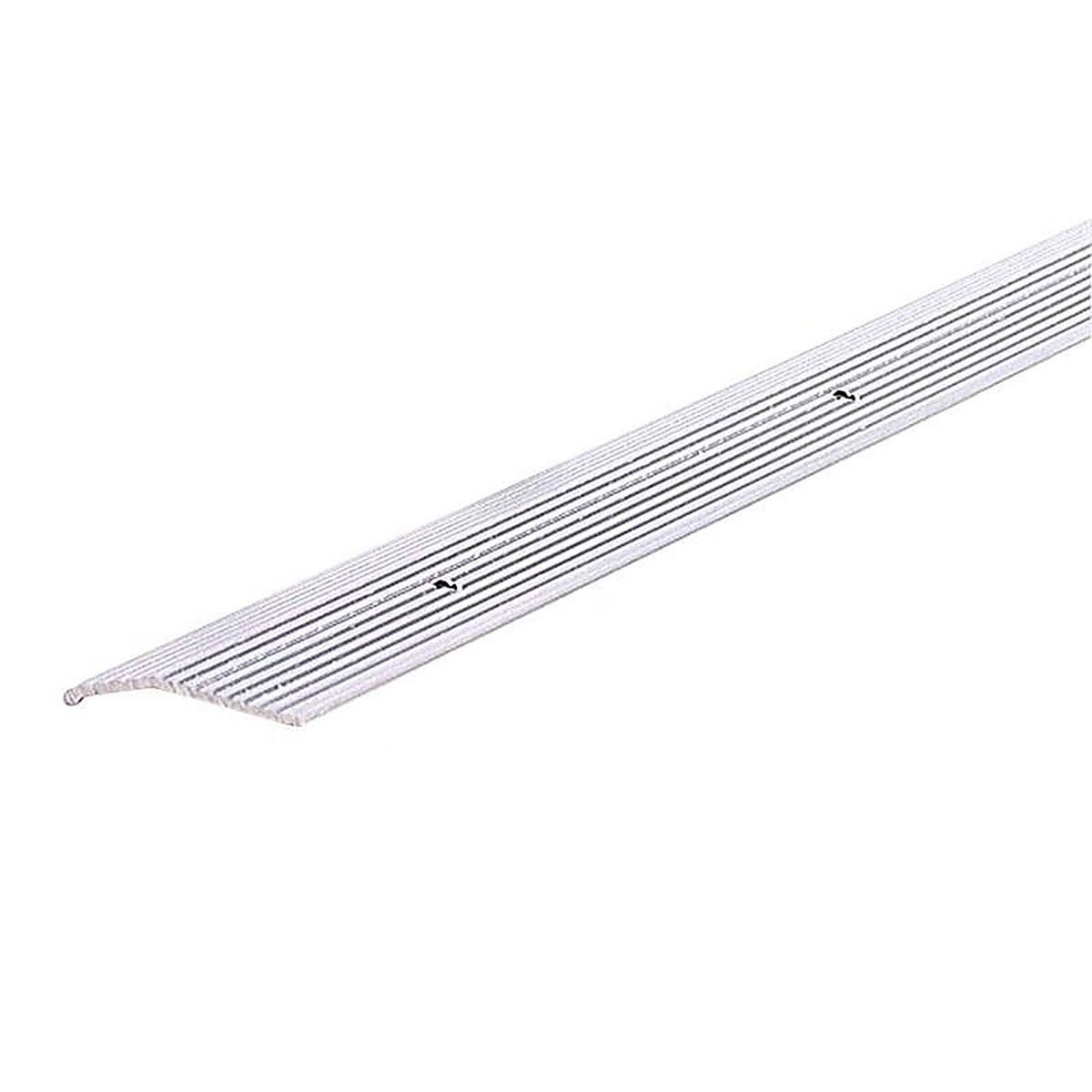 M-D 78071 0.3 in. H x 36 in. L Prefinished Silver Aluminum Carpet Trim