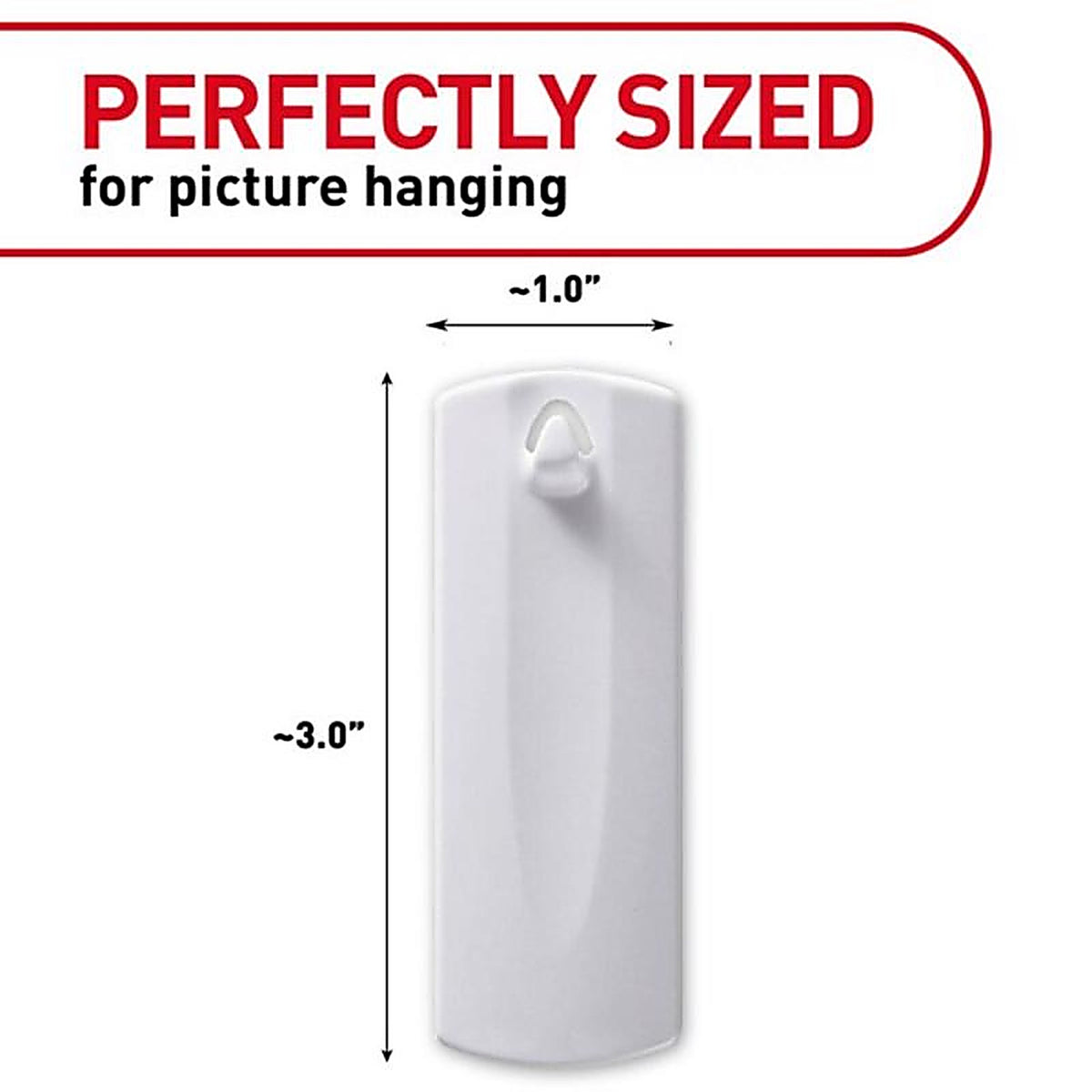 3M 17040ES Command White Sawtooth Picture Hanger 4 lb. 1/Pack