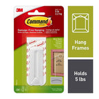 3M 17041-ES Command White Wire-Backed Picture Hanger 5 lb. 1/Pack
