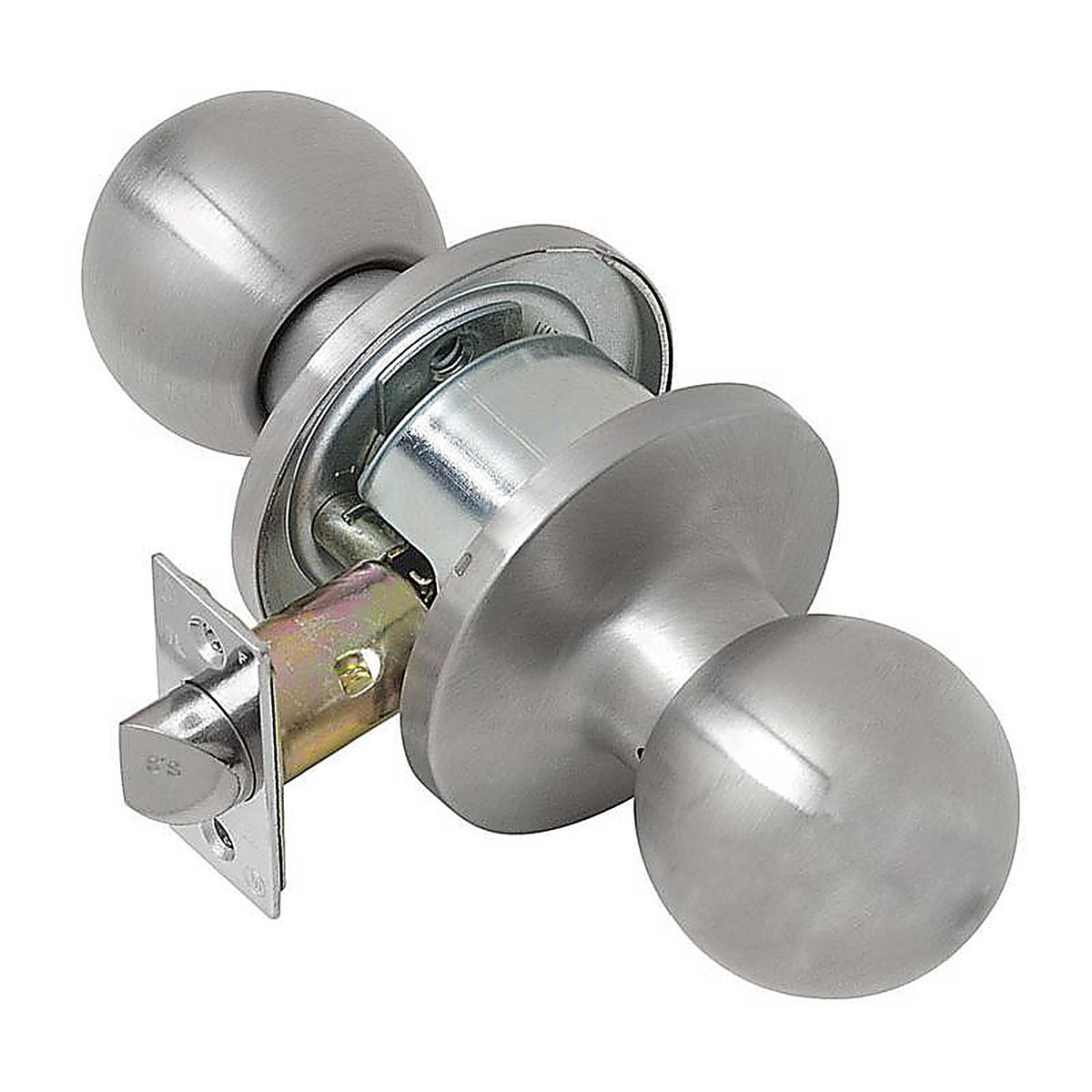 Tell CL100051 Empire Satin Stainless Steel Passage Lockset ANSI Grade 2 1-3/4 in.