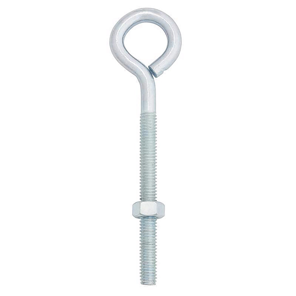 Hampton 02-3456-252 5/16 in. x 5 in. L Zinc-Plated Steel Eyebolt Nut Included