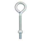 Hampton 02-3456-258 3/8 in. x 5 in. L Zinc-Plated Steel Eyebolt Nut Included