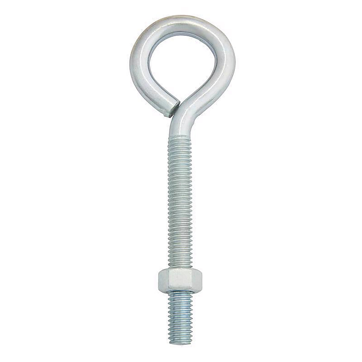 Hampton 02-3456-258 3/8 in. x 5 in. L Zinc-Plated Steel Eyebolt Nut Included
