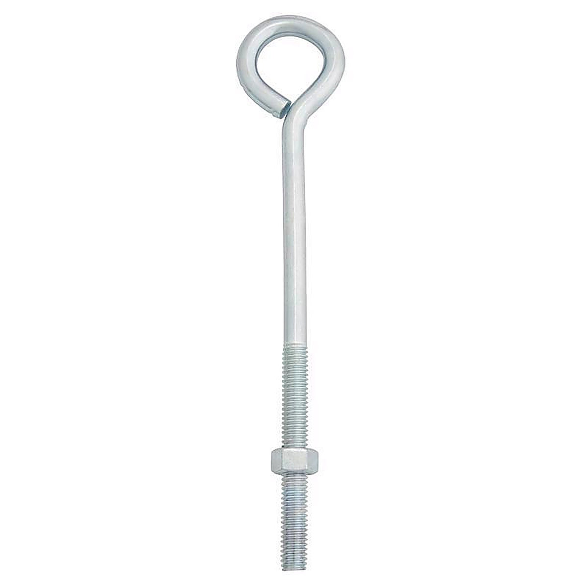 Hampton 02-3456-262 3/8 in. x 8 in. L Zinc-Plated Steel Eyebolt Nut Included