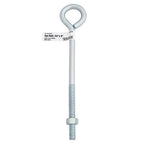 Hampton 02-3456-262 3/8 in. x 8 in. L Zinc-Plated Steel Eyebolt Nut Included