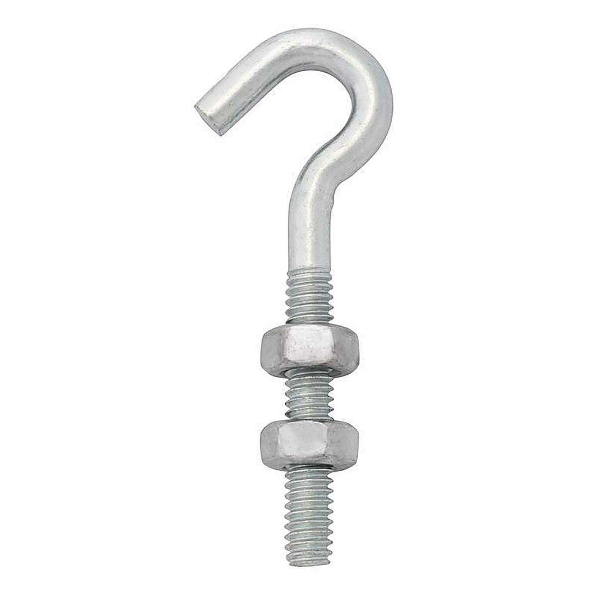 Hampton 02-3462-101 Small Zinc-Plated Silver Zinc 0.8125 in. L Hook Bolt 165 lb. 1/Pack