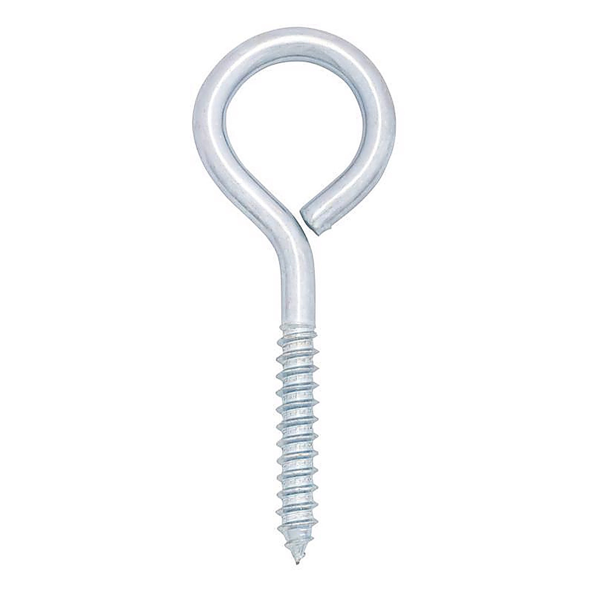 Hampton 02-3463-259 3/8 in. x 4-1/2 in. L Zinc-Plated Steel Lag Thread Eyebolt
