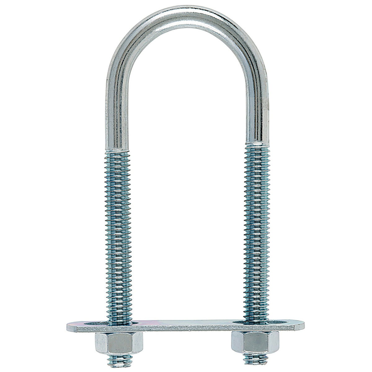 Hampton 02-3451-308 5/16 in. x 1-3/8 in. W x 3-7/8 in. L Coarse Zinc-Plated Steel U-Bolt