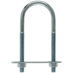 Hampton 02-3451-313 5/16 in. x 1-3/4 in. W x 4-3/16 in. L Coarse Zinc-Plated Steel U-Bolt