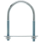 Hampton 02-3451-315 5/16 in. x 2-1/2 in. W x 4-1/4 in. L Coarse Zinc-Plated Steel U-Bolt