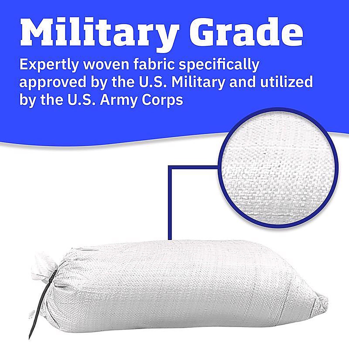 Halsted 581527HUV White Sand & Utility Bags 50 lb.