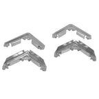 Prime-Line PL14294 Mill Metal 5/16 in. W x 3/4 in. L Screen Frame Corner 1/Pack