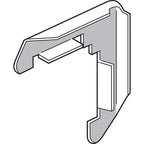 Prime-Line PL14282 Mill Aluminum 3/8 in. W x 3/4 in. L Screen Frame Corner 1/Pack