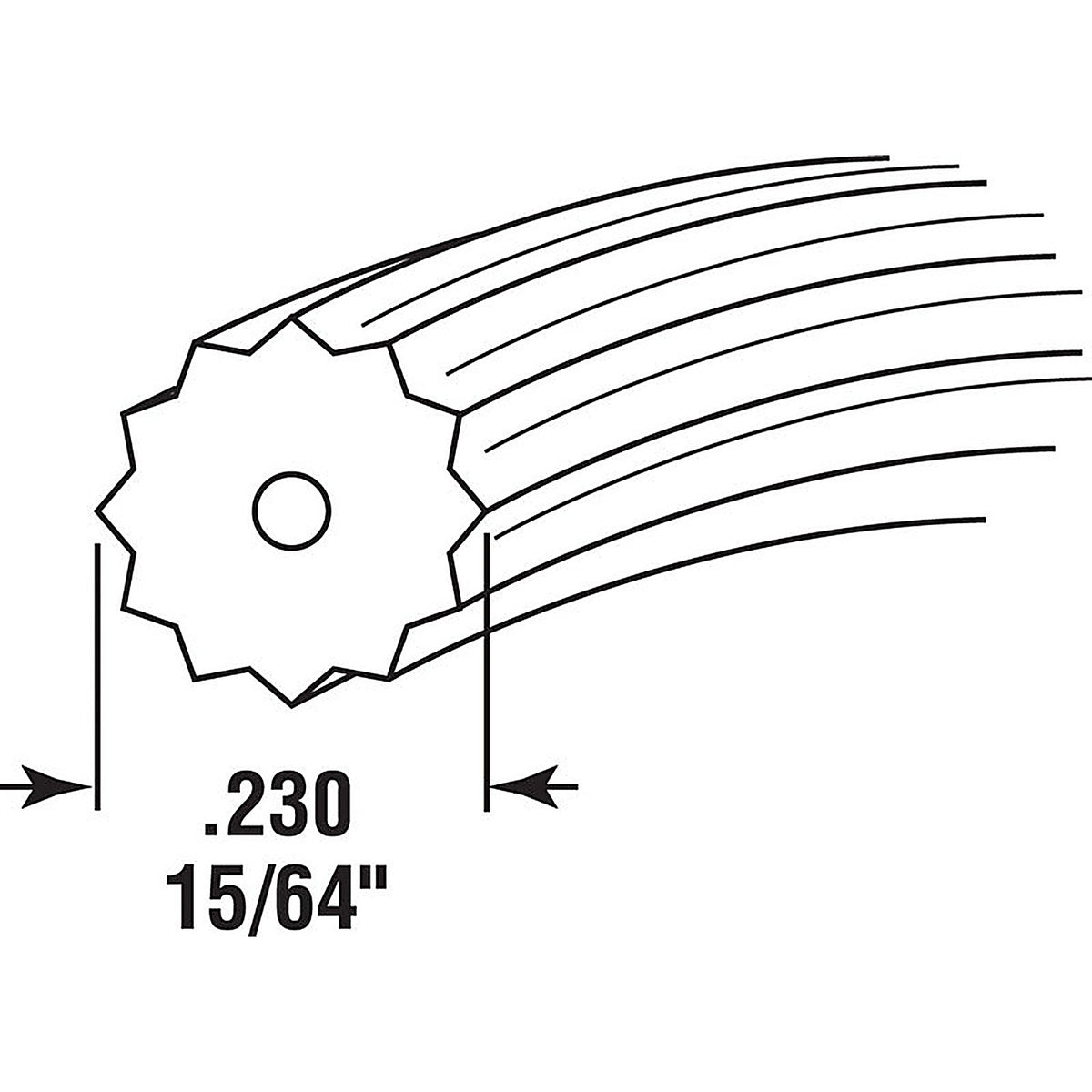 Prime-Line P7601 0.23 in. Dia. x 3000 in. L Screen Spline