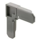 Prime-Line PL14272 Gray Plastic 3/8 in. W x 3/4 in. L Screen Frame Corner 1/Pack