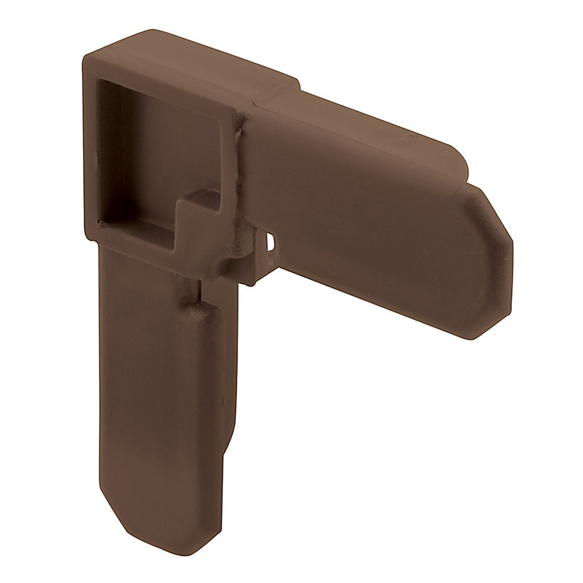 Prime-Line PL14273 Bronze Plastic 3/8 in. W x 3/4 in. L Screen Frame Corner 1/Pack