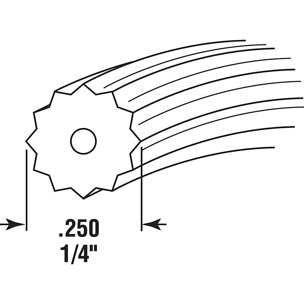 Prime-Line P7530 0.25 in. Dia. x 300 in. L Screen Spline
