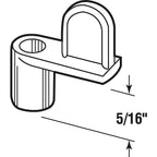 Prime-Line PL7735 Mill Silver Die Cast Screen Clip For 5/16 inch 12/Pack