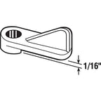 Prime-Line PL7739 Gray Plastic Screen Clip For 1/16 inch 12/Pack