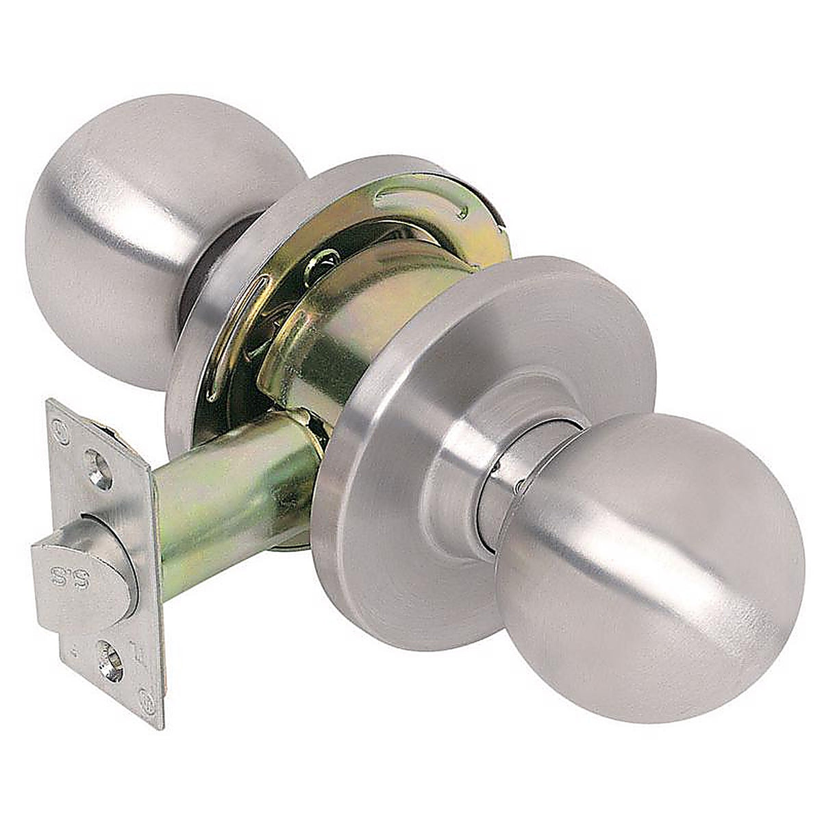 Tell CL100003 Cortland Satin Chrome Passage Lockset ANSI Grade 2 1-3/4 in.