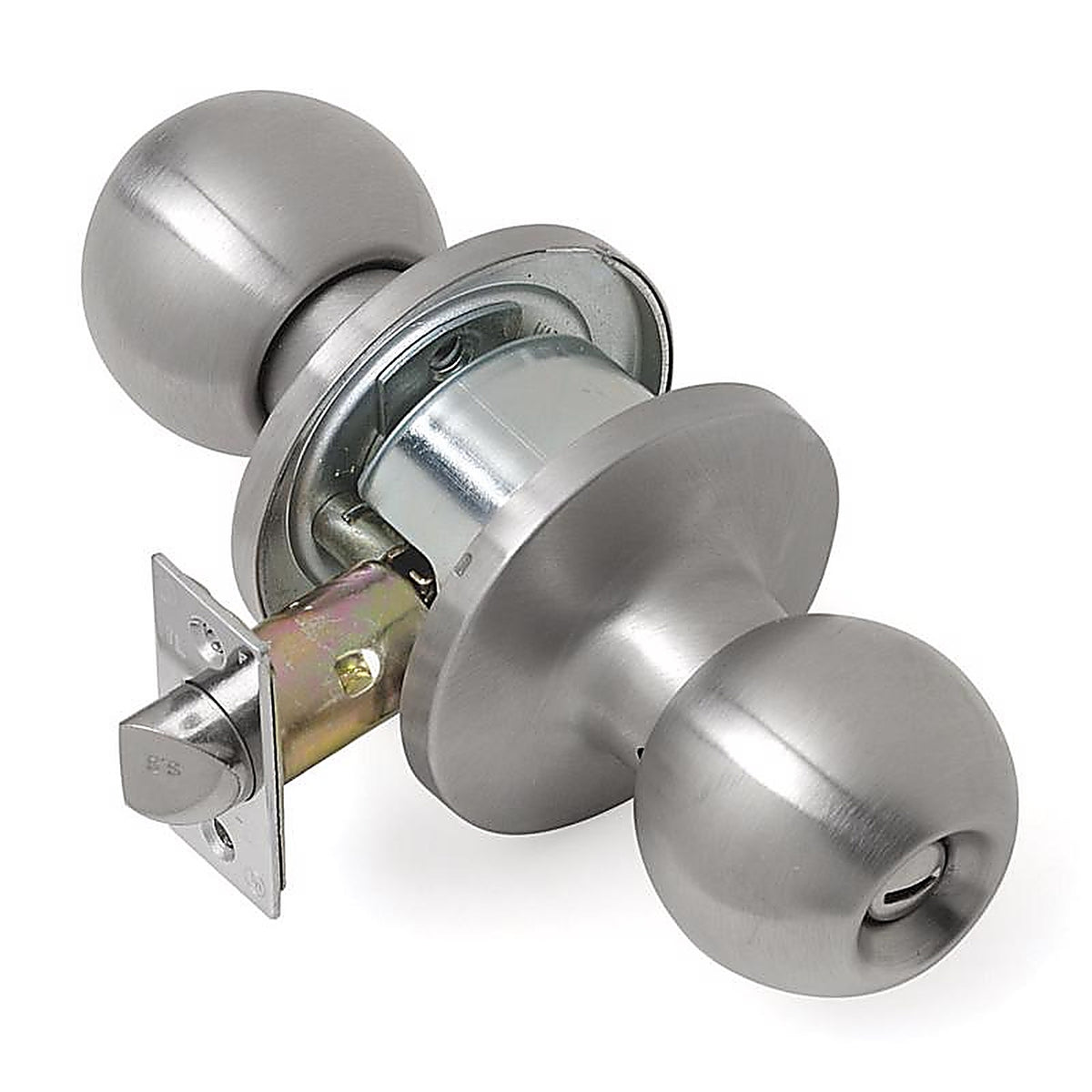 Tell CL100005 Cortland Satin Chrome Privacy Lockset ANSI Grade 2 1-3/4 in.